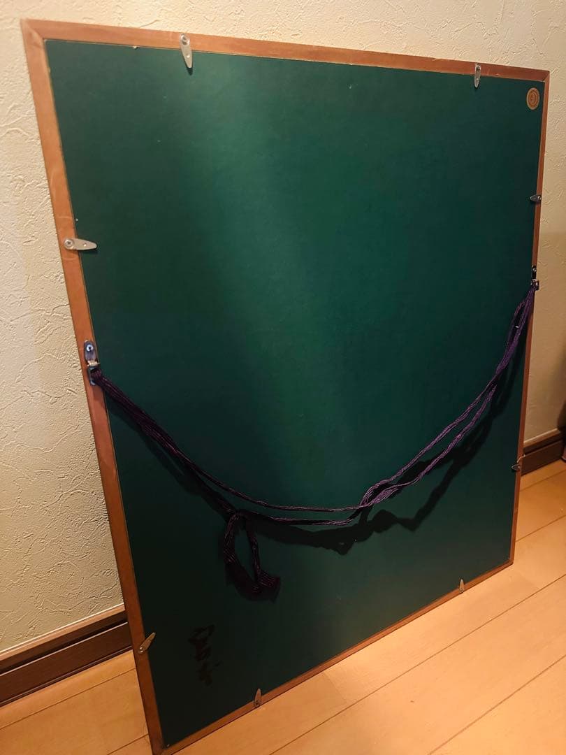 【真筆】1950年代 油絵 静物画 抽象画 壺 額装済み ヴィンテージ