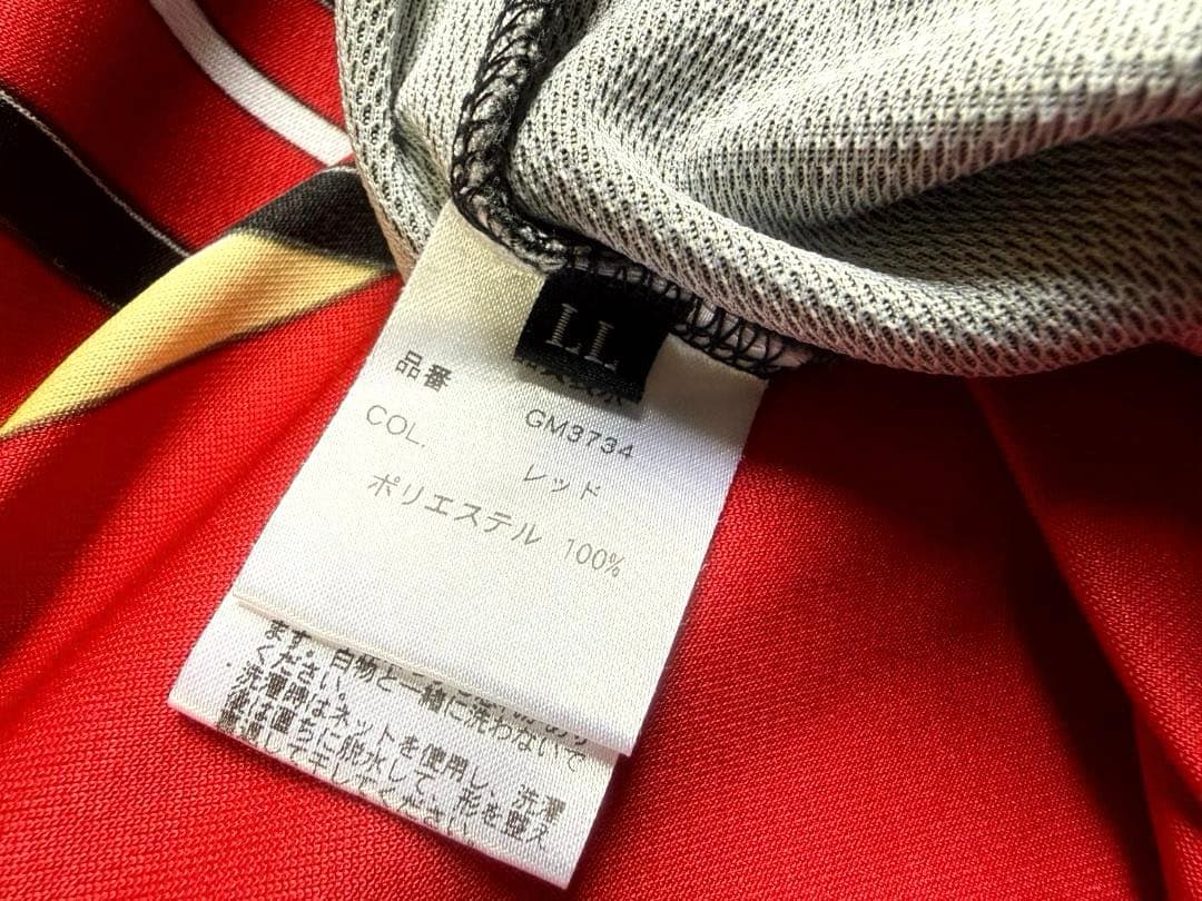 がまかつ ジップシャツ GM3734 LL レッド Gamakatsu