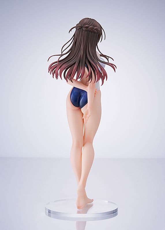 彼女、お借りします　水原千鶴 水色ラインの競泳水着Ver. ホビージャパン
