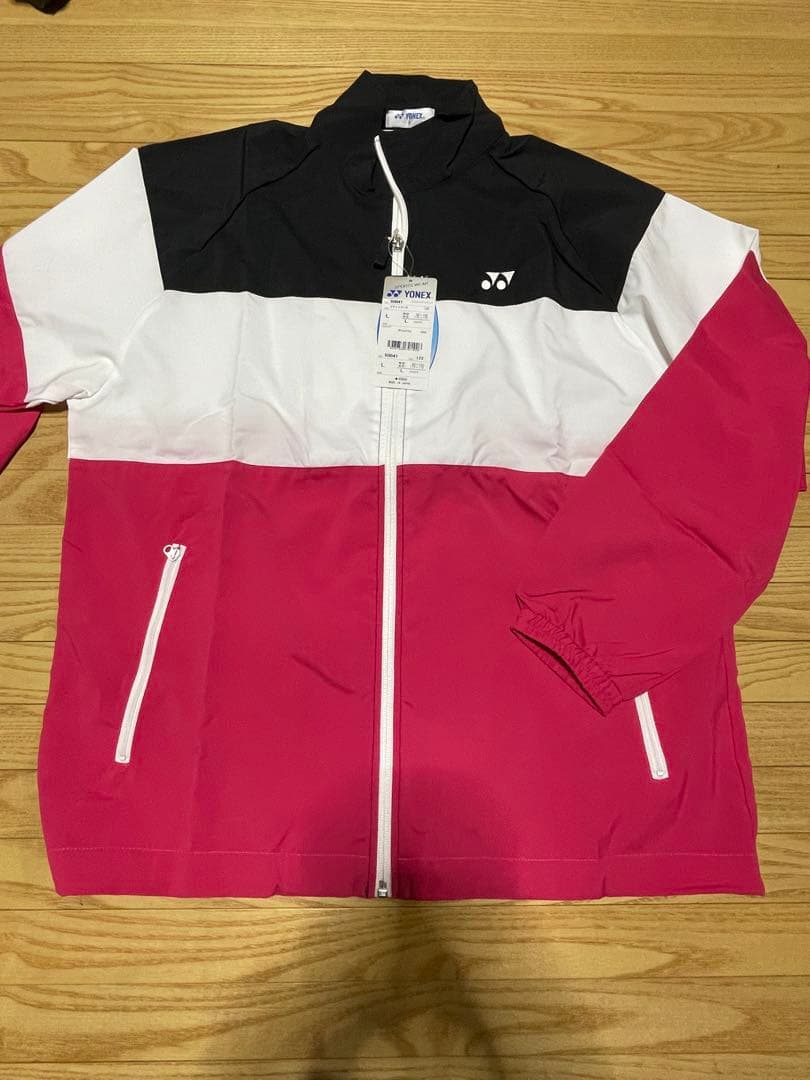 YONEX ウォームアップシャツ L ブライトピンク