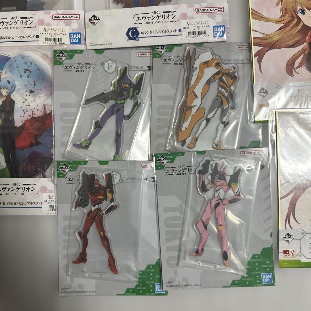 EVANGELION エヴァンゲリオン　アクリルスタンド　色紙