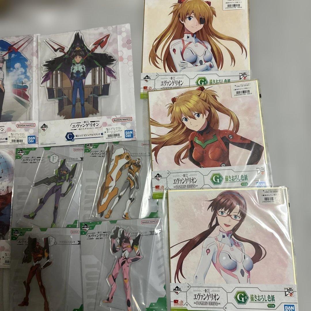 EVANGELION エヴァンゲリオン　アクリルスタンド　色紙