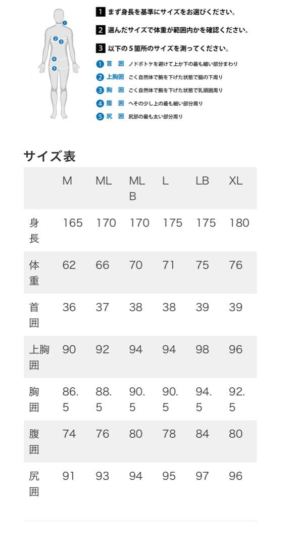 オニールO'NEILL ロングチェストジップ 3ミリフルスーツML