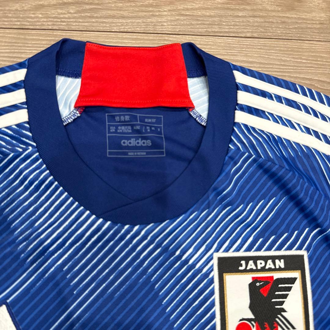 adidas 日本代表 サッカーユニフォーム 青 川島選手サイン入り