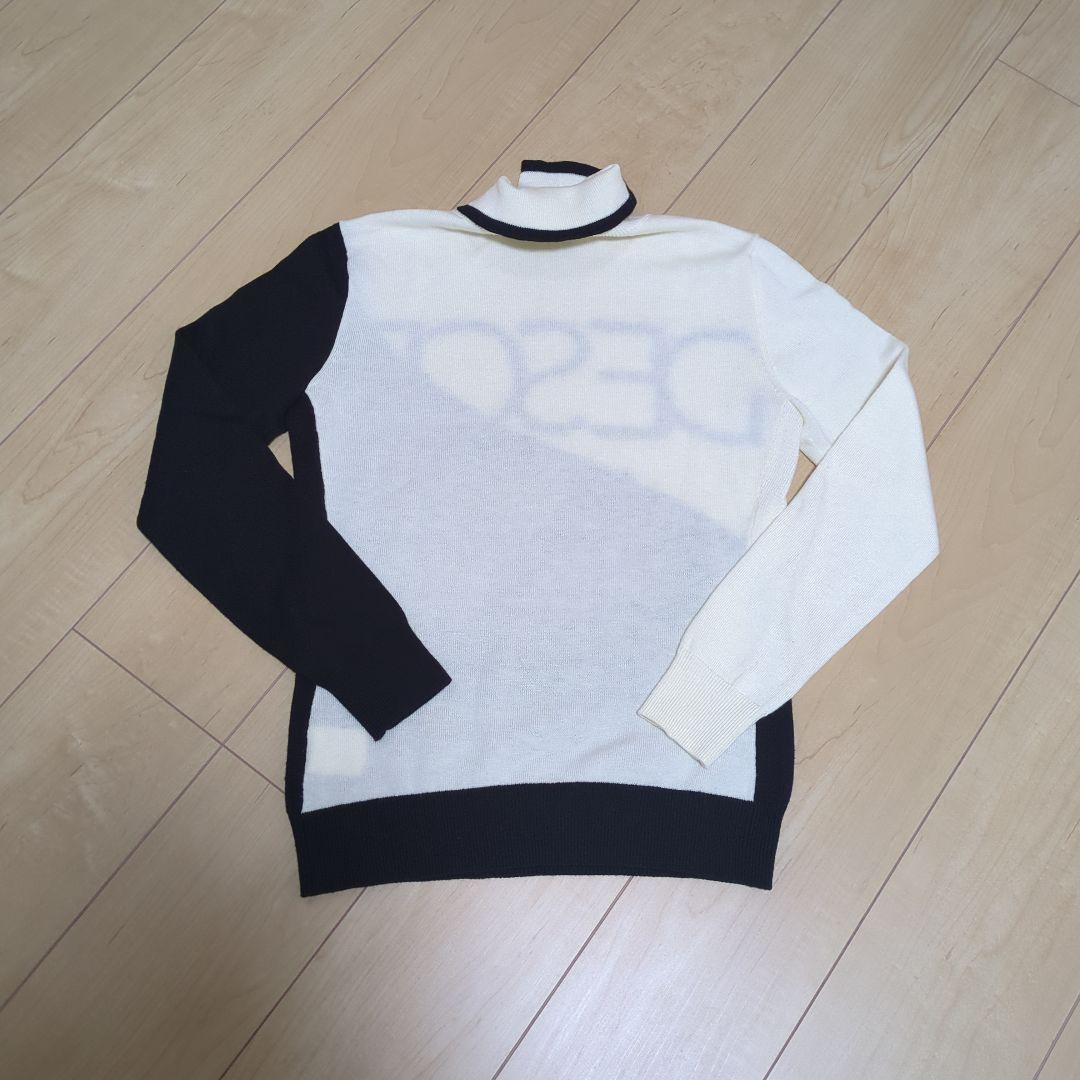 ★美品★DESCENTE　GOLF　変形タートルネックセーター　サイズ　M