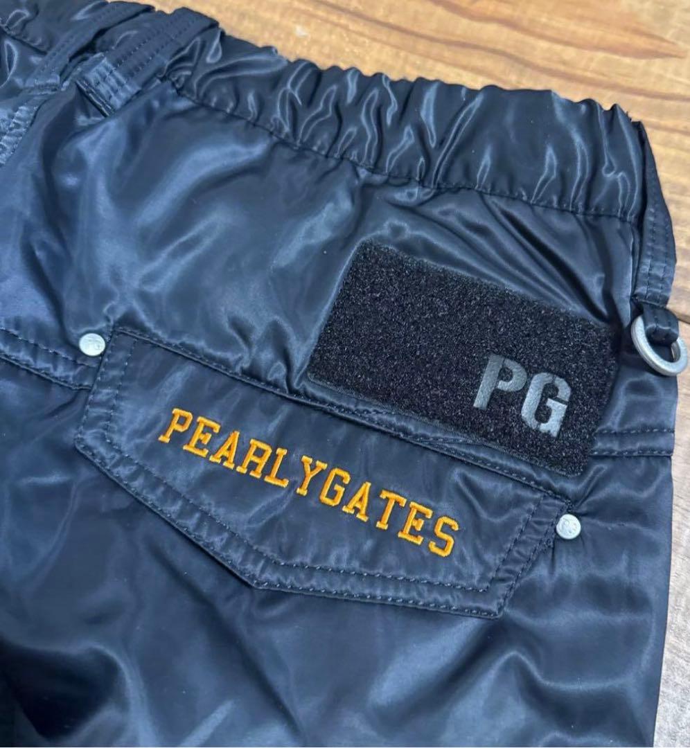 PEARLY GATES 中綿ブラックパンツ