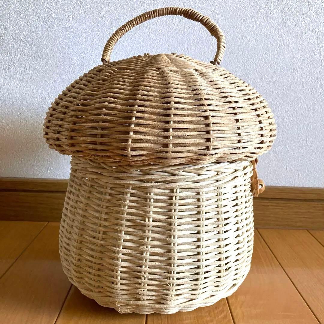 salut! おうち型ランタンバスケット　きのこ　ランタンバスケット