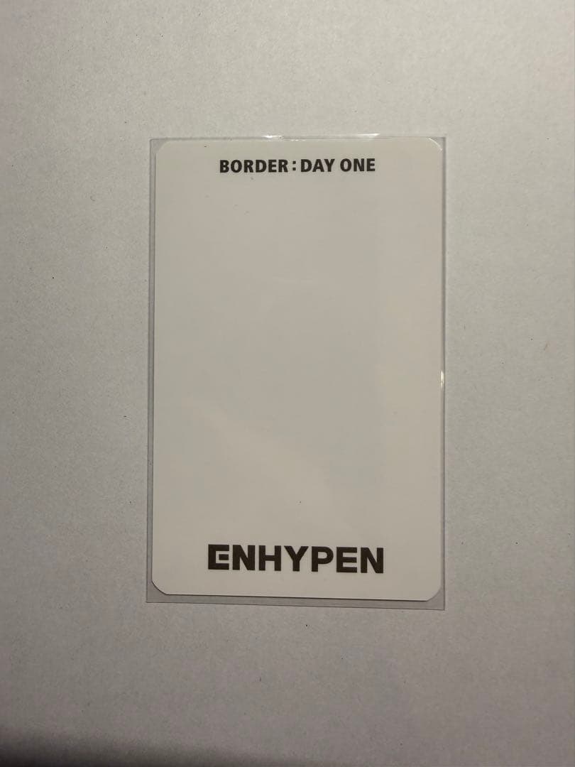 ENHYPEN day one 日本 ヨントン 当選者限定 トレカ ソヌ