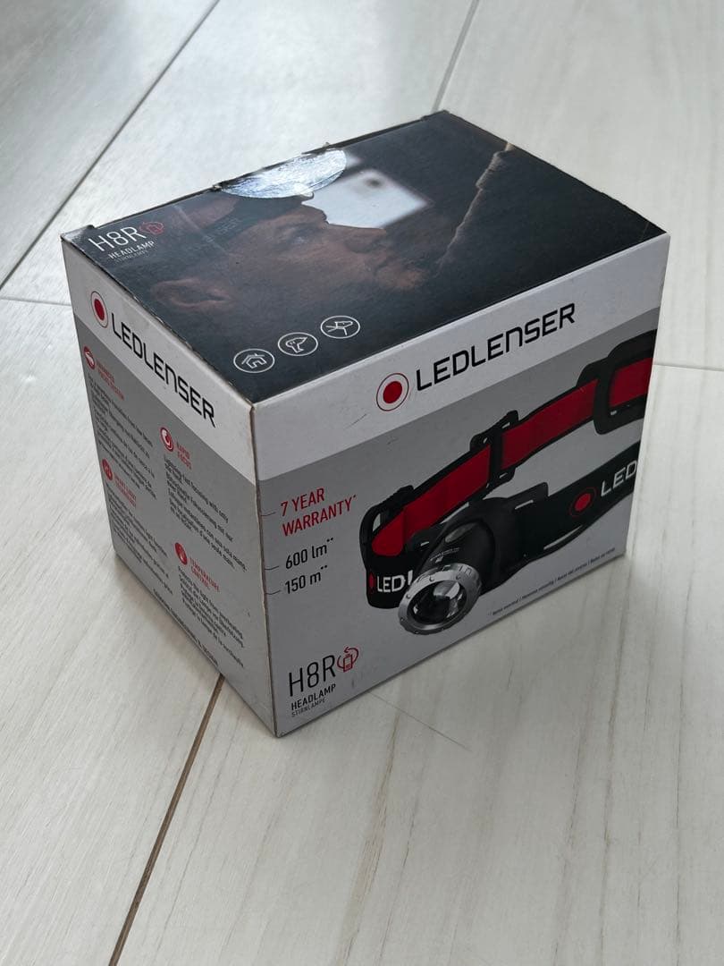 LEDLENSER H8R ヘッドランプ 交換用バンド付き