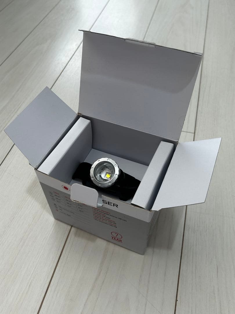 LEDLENSER H8R ヘッドランプ 交換用バンド付き