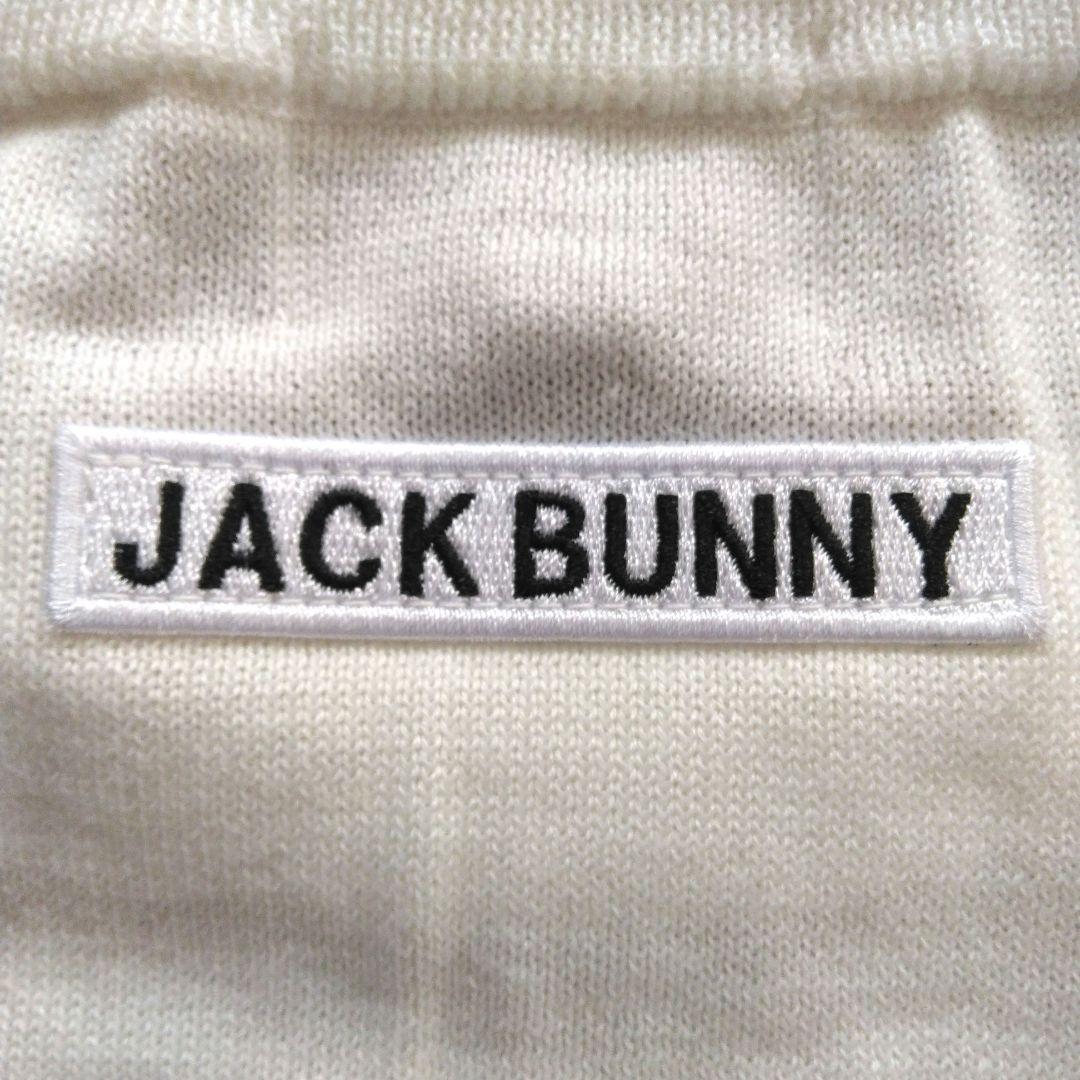 【新品】Jack Bunny!! ホワイト クルーネック ロゴセーター サイズ6