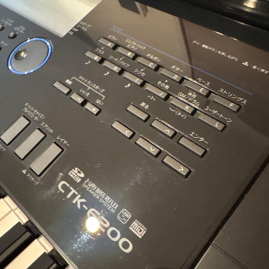 CASIO CTK-6200 キーボード