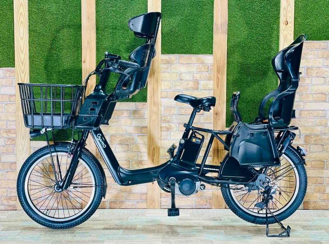 2019 王様 ブラック ギュットアニーズ子供乗せ電動アシスト自転車 H1256