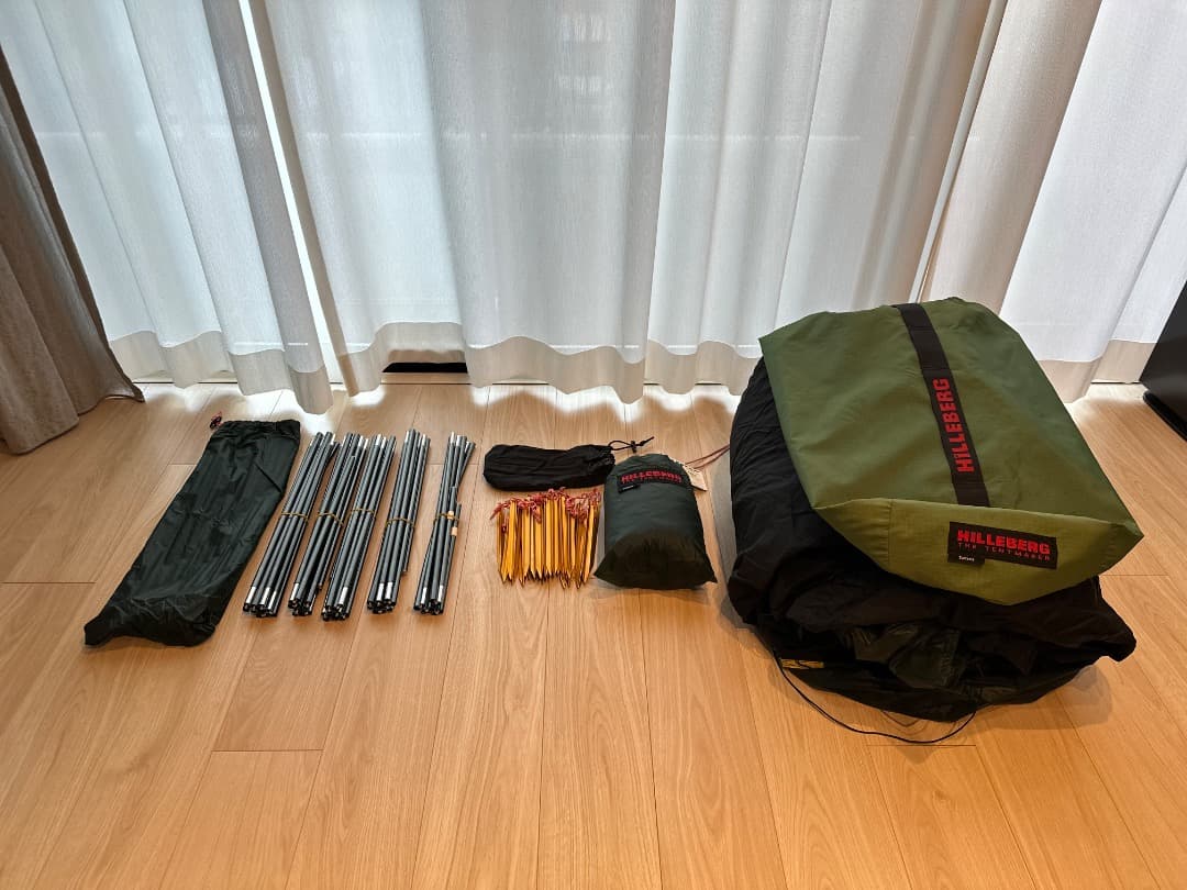 HILLEBERG SAITARIS サイタリス　グリーン／純正フットプリント付