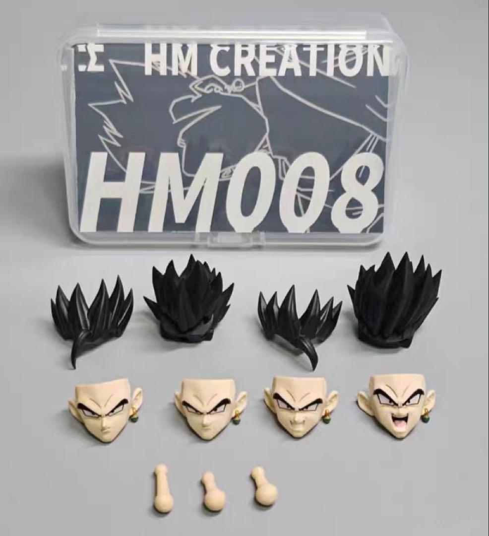 s.h.figuarts孫悟飯 ブラック+カスタムヘッドパーツ2体￼セット