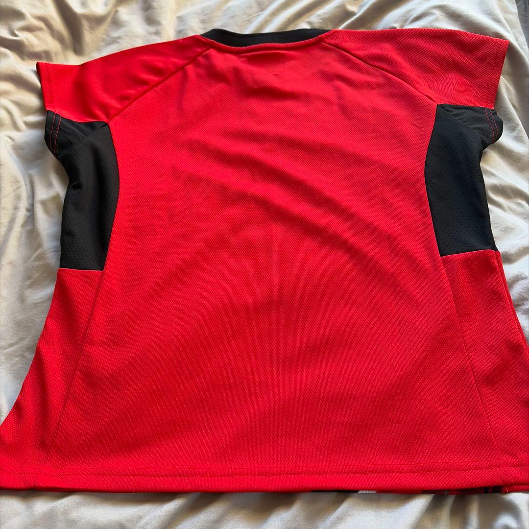 YONEX バドミントンシャツ XL レッド