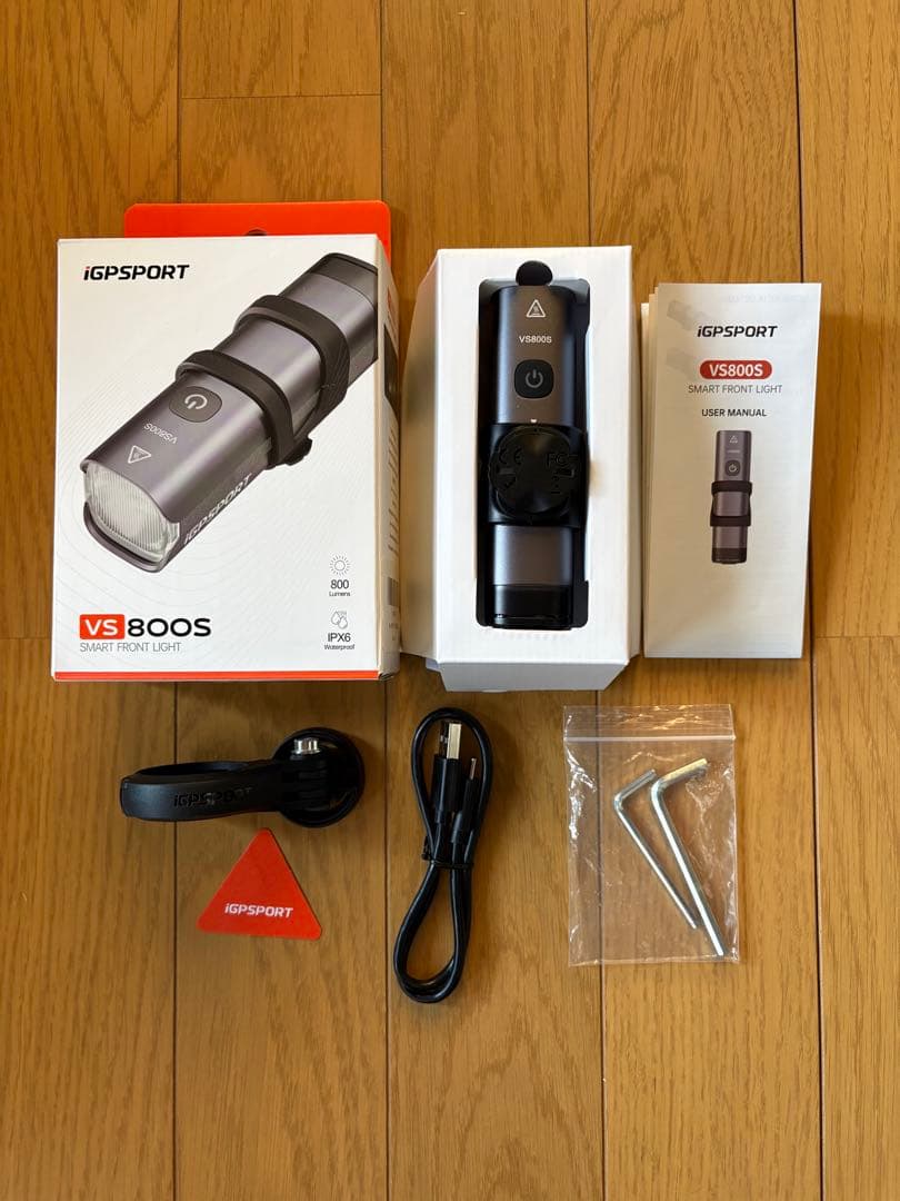 iGPSPORT BSC300T サイクルコンピューター本体＋ライト類セット