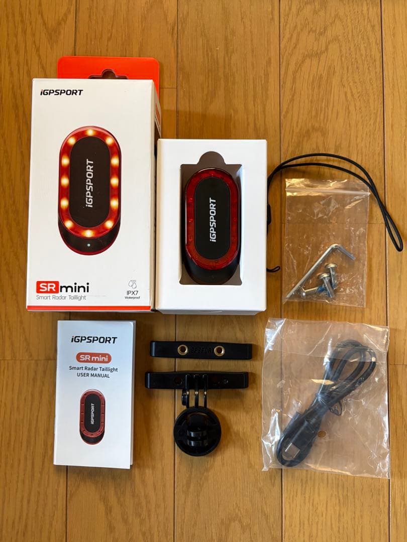 iGPSPORT BSC300T サイクルコンピューター本体＋ライト類セット