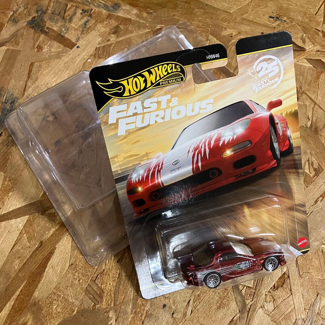 ホットウィール プレミアム ワイルドスピード マツダ RX-7 FD チェイス