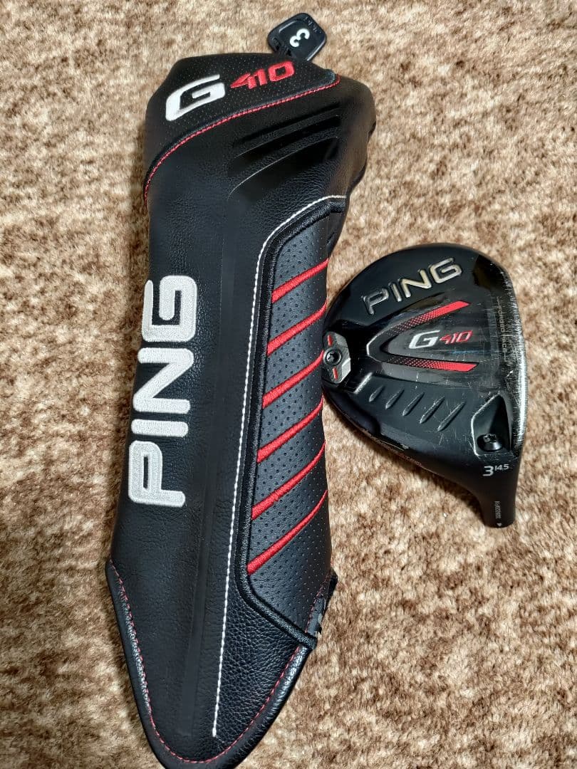 【ヘッドカバー付き】PING G410 フェアウェイウッド #3 ヘッドのみ