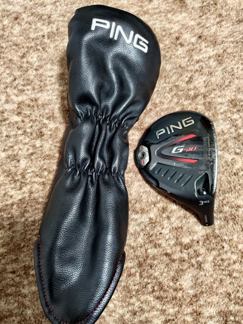 【ヘッドカバー付き】PING G410 フェアウェイウッド #3 ヘッドのみ
