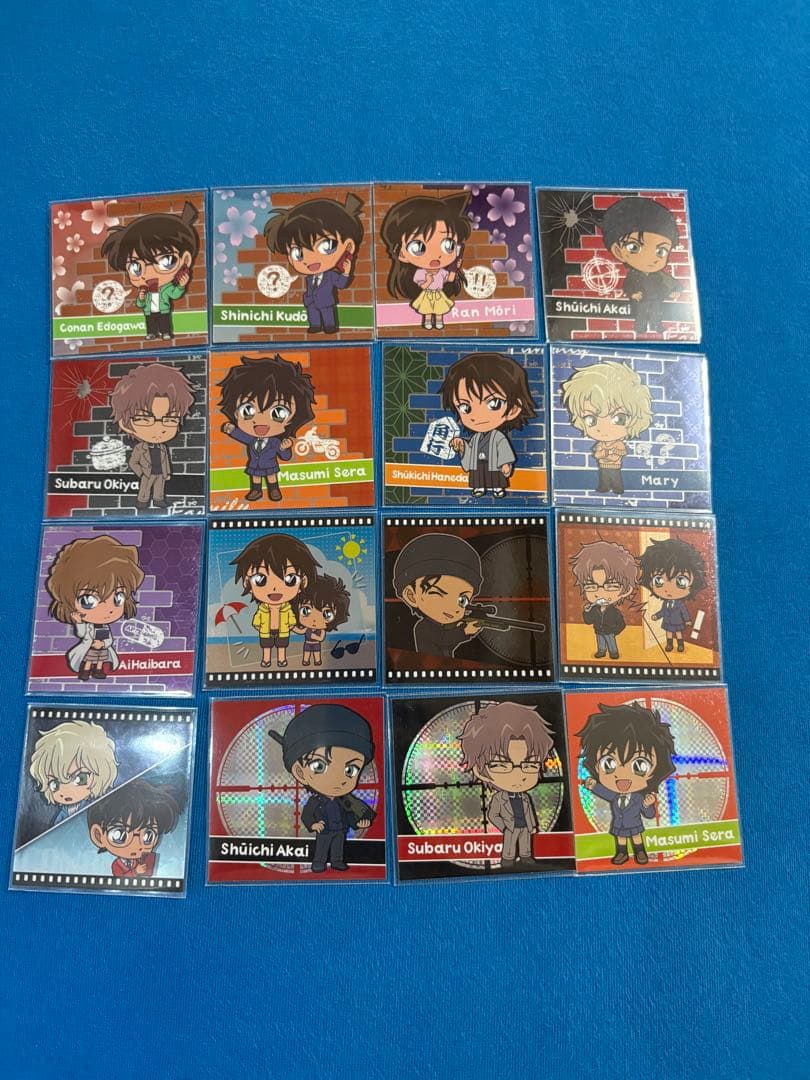 名探偵コナン　シール　アポトキシン4869グミ　ちぢませ隊 コンプリート