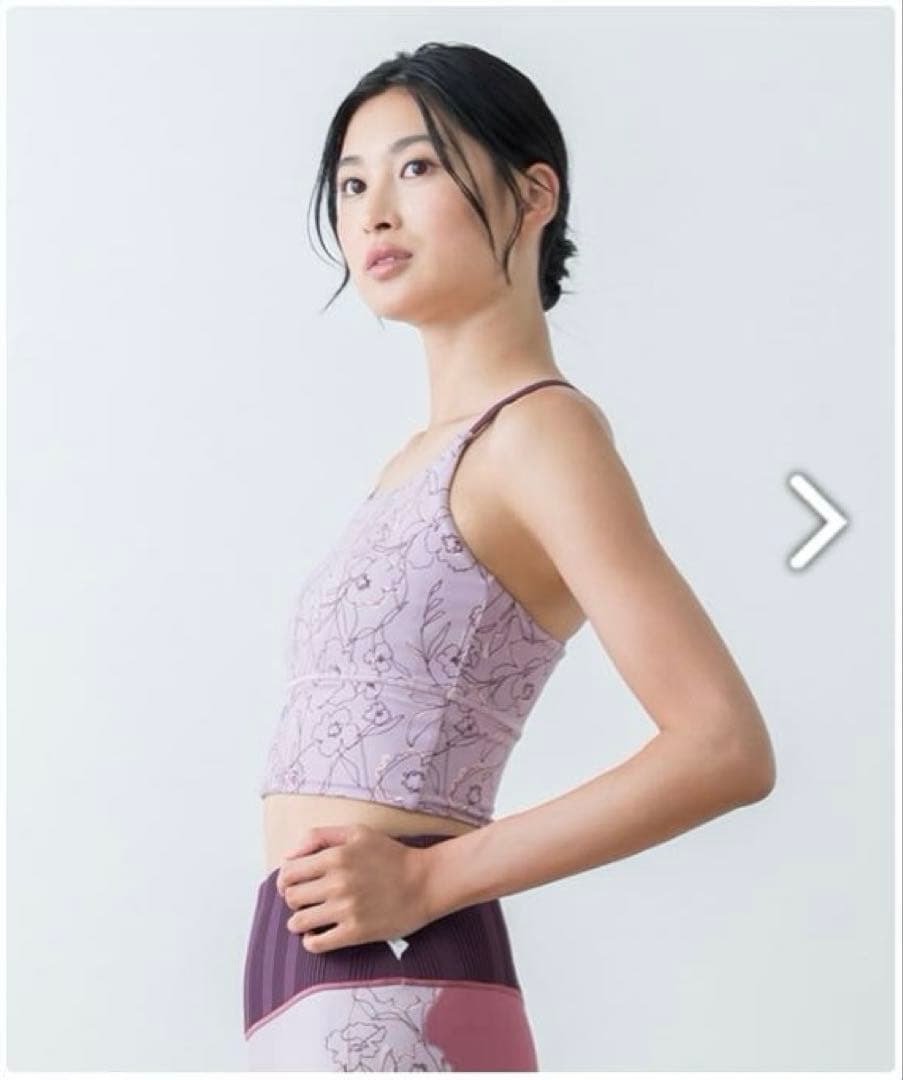★新品タグ付★【SUKALA】ドローイングフラワーセパレートタンクトップ★