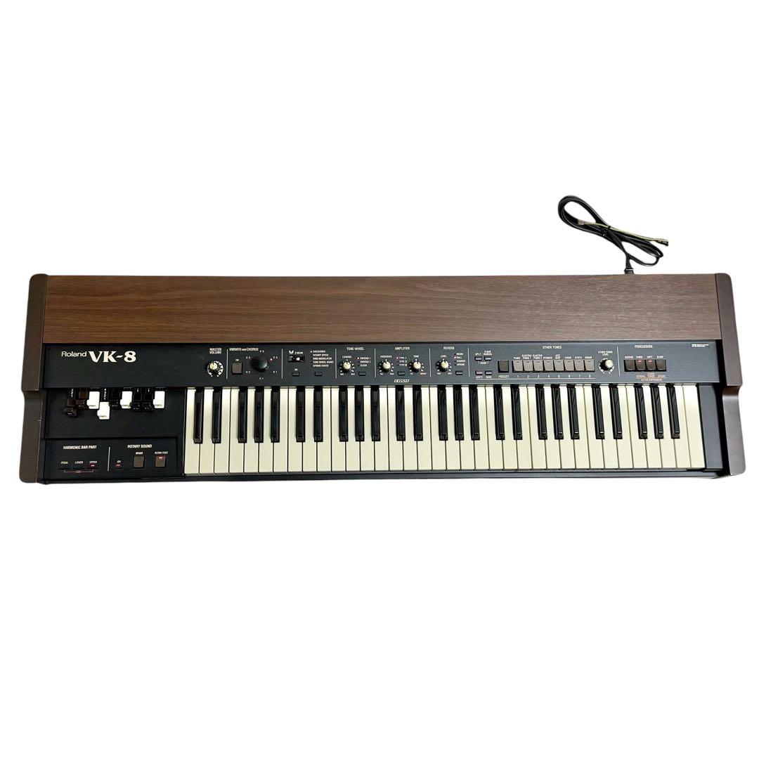 【動作品】Roland VK-8 シンセサイザー 純正ケース付 61鍵