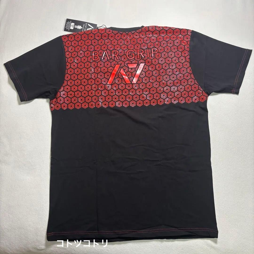 新品 A7 Bar Grip Tシャツ XL 黒×赤ステッチ 激レアデザイン