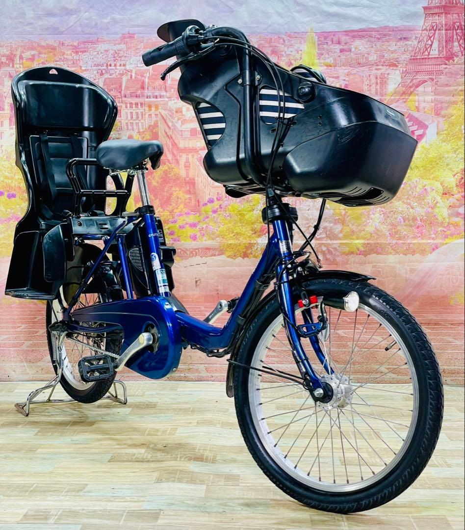 ZK3708 電動自転車 パナソニック ギュット 子供乗せ 20インチ 送料無料