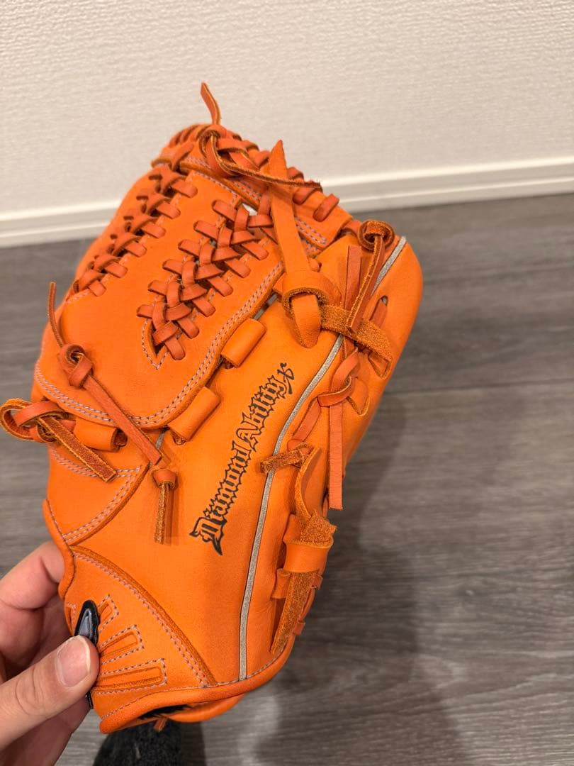 Mizuno 軟式グローブ オレンジ Professional Series