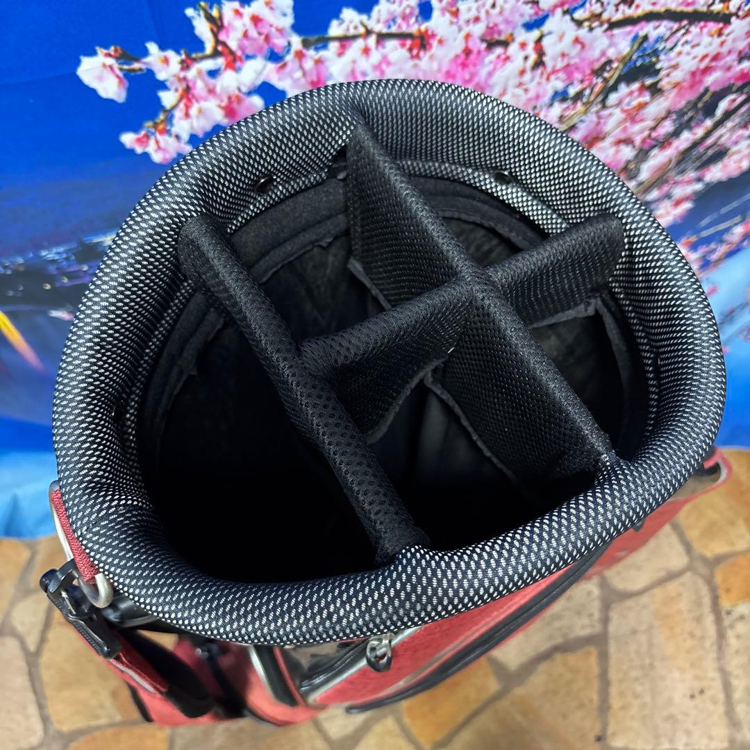 寶BW-1165 mizuno ミズノ カート式 キャディバッグ レッド