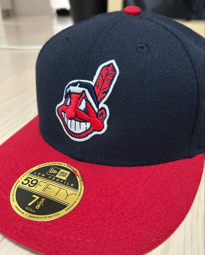 【希少】59FIFTY LPクリーブランドインディアンス　ワフー酋長　7 5/8