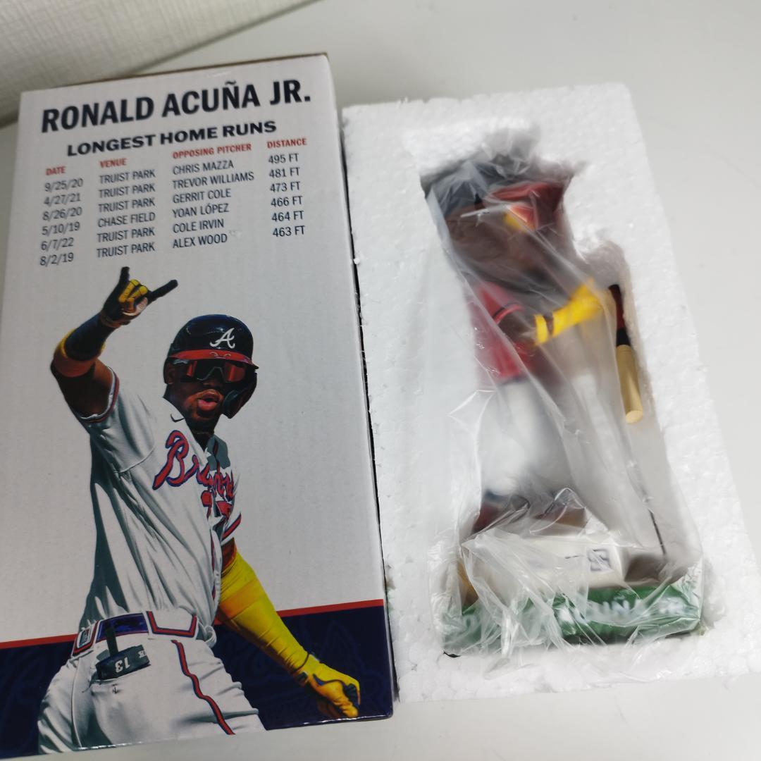 ロナルド アクーニャ ジュニア Jr ボブルヘッド Bat Flip I717