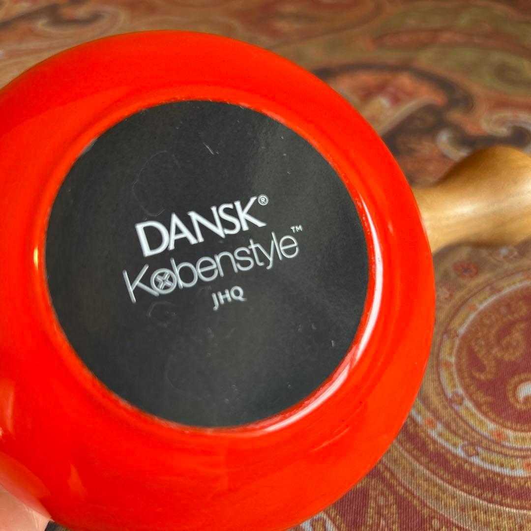172◆DANSK 9.5cm片手鍋 木製ハンドル　バターウォーマー　ソースパン