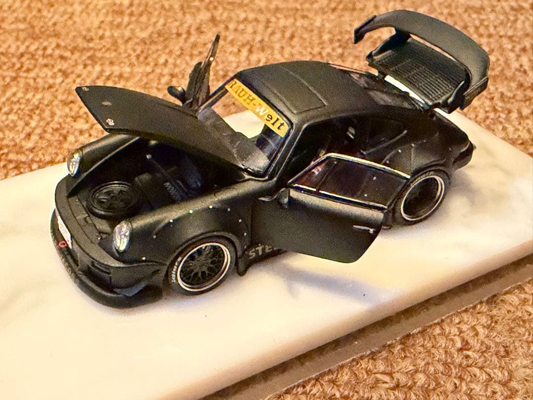 激レア品 1/64 PGM ポルシェRWB 930 Black 中井啓