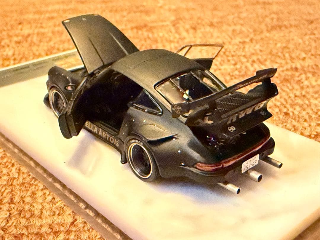 激レア品 1/64 PGM ポルシェRWB 930 Black 中井啓