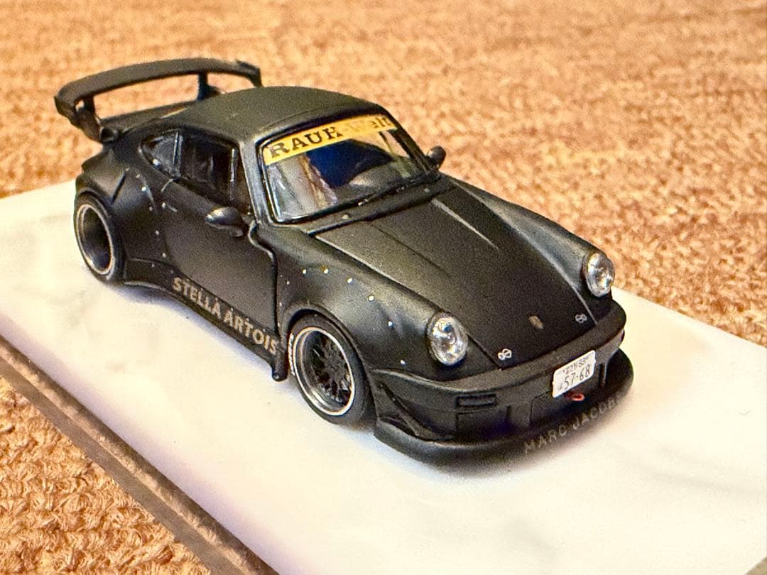 激レア品 1/64 PGM ポルシェRWB 930 Black 中井啓