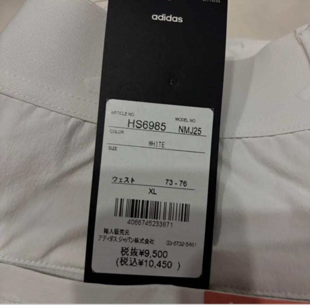 新品adidasゴルフ　ハーフジップポロシャツ　プリーツ スカート大きめサイズ