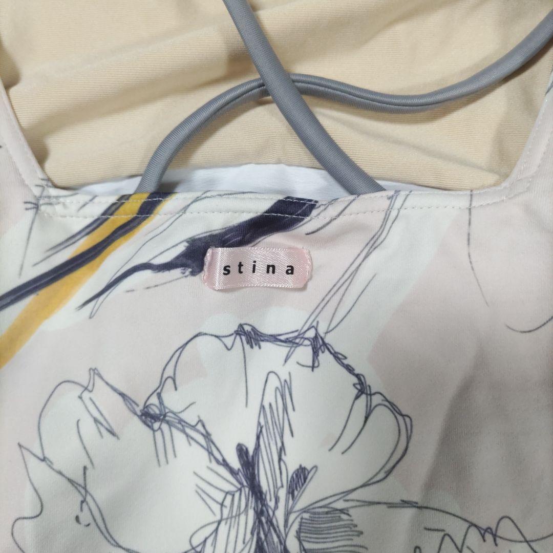 stina 花柄　長袖　レオタード　Sサイズ