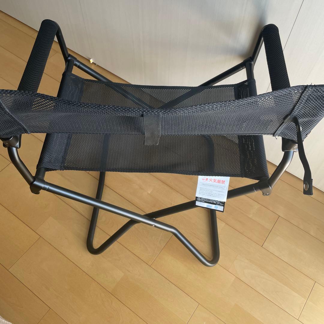 スノーピーク メッシュFDチェア ブラック 折りたたみ キャンプ LV-077M