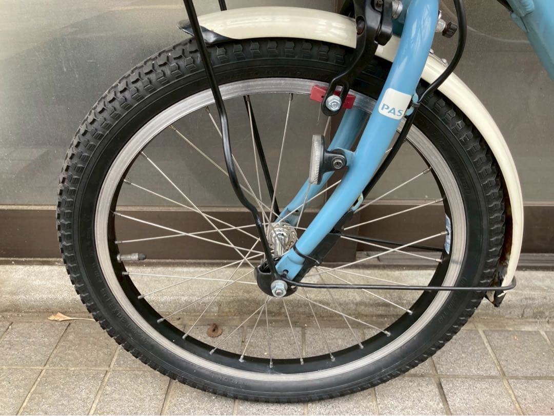 中古電動自転車 ヤマハPas babby 20インチ ブルー No.3731