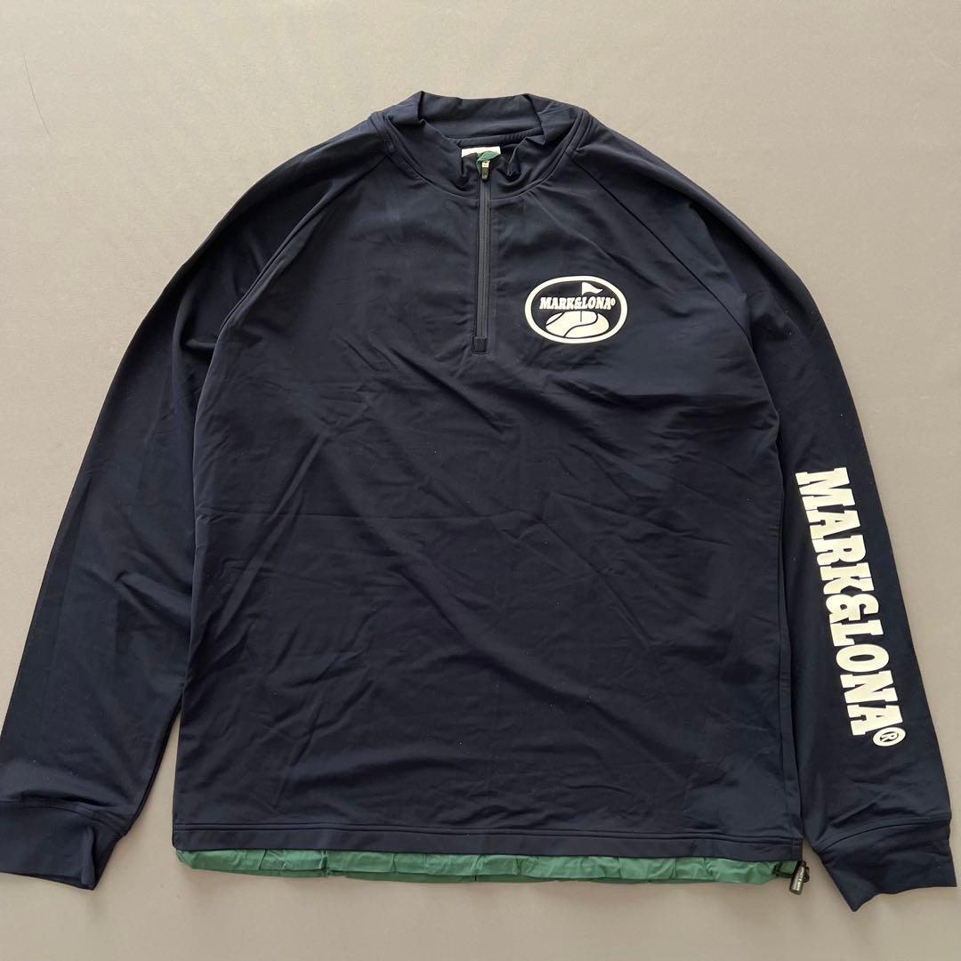 【新品】MARK&LONA マークアンドロナ　ハーフジップ　裏起毛