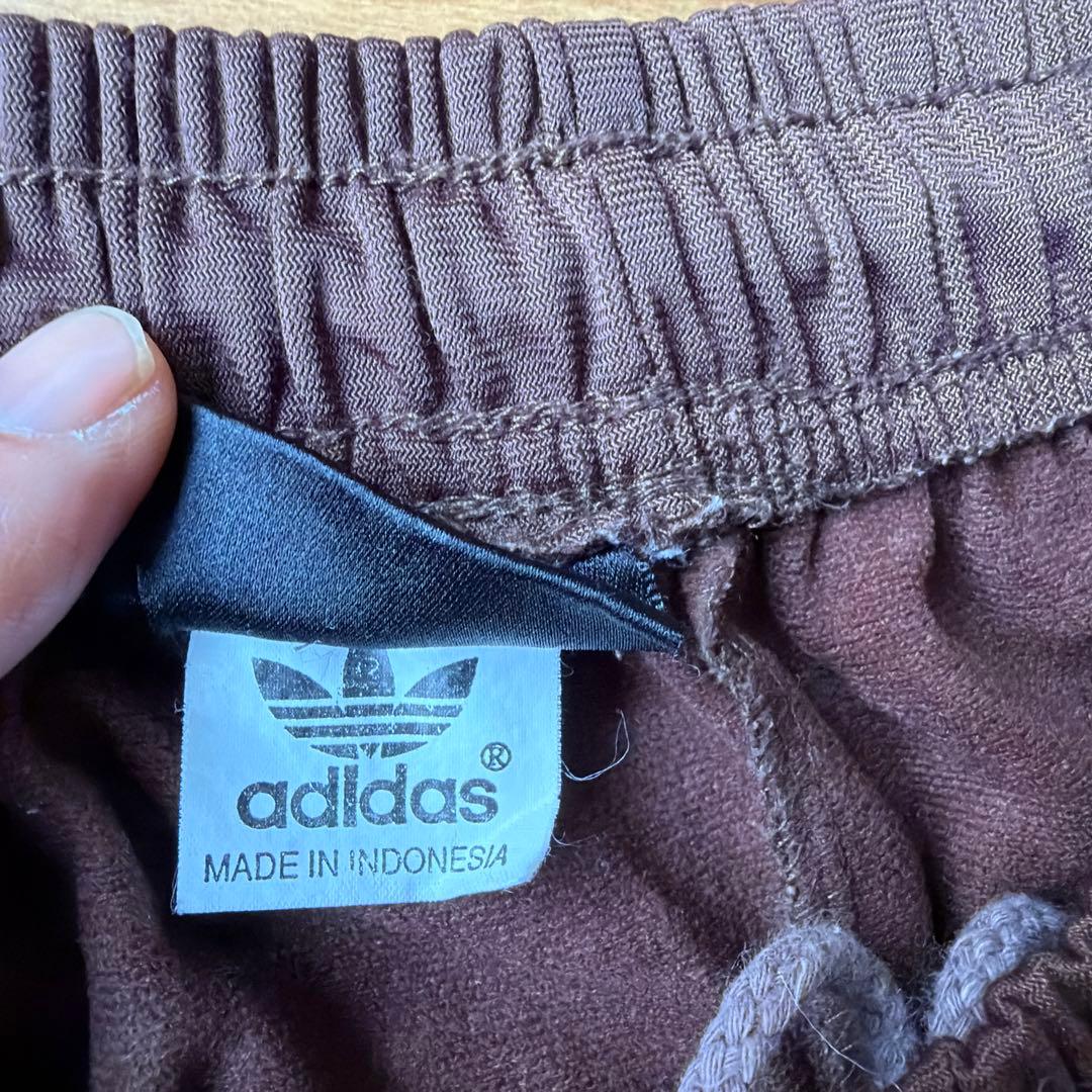OLD adidas トラックパンツ 80s 在原みゆ紀 茶色