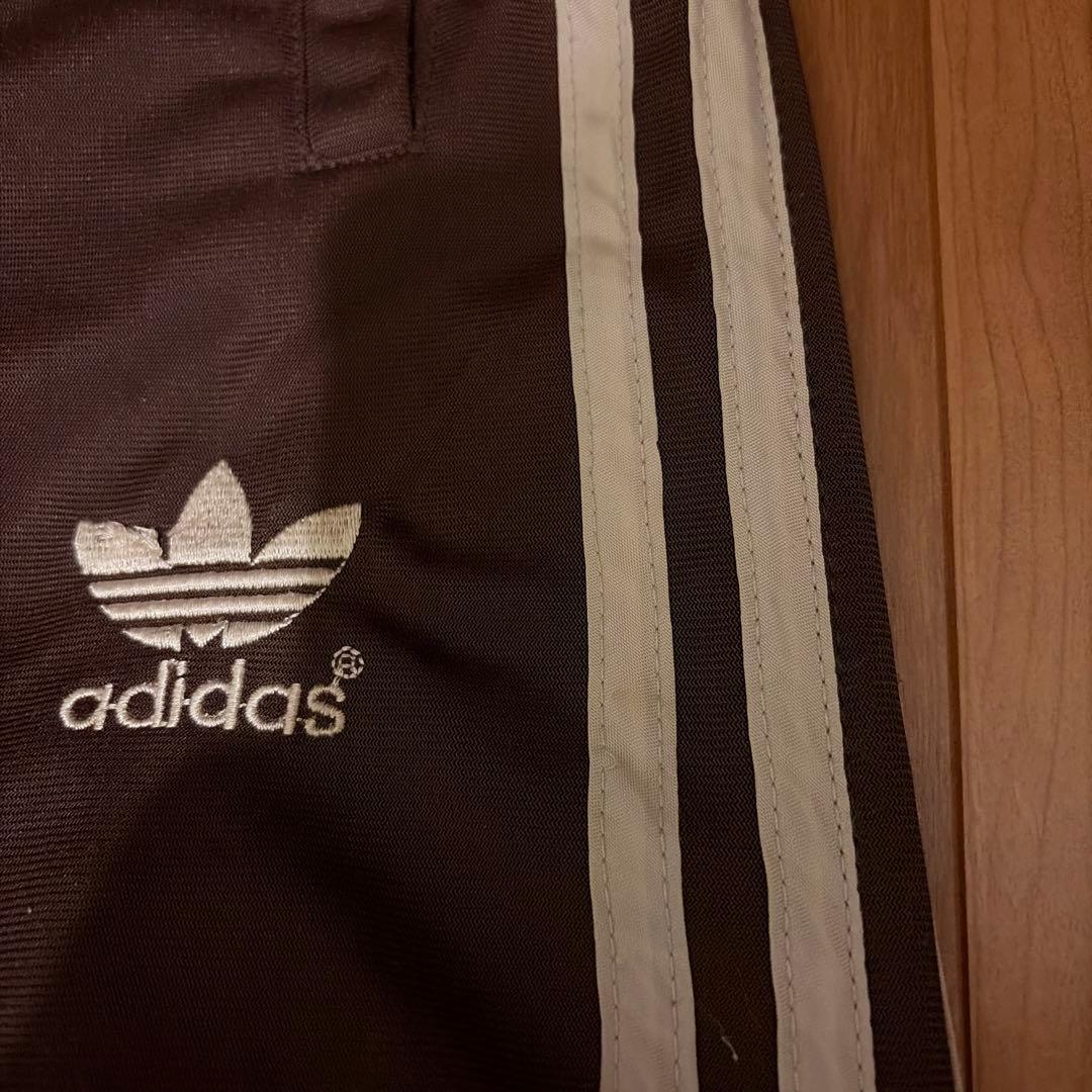 OLD adidas トラックパンツ 80s 在原みゆ紀 茶色