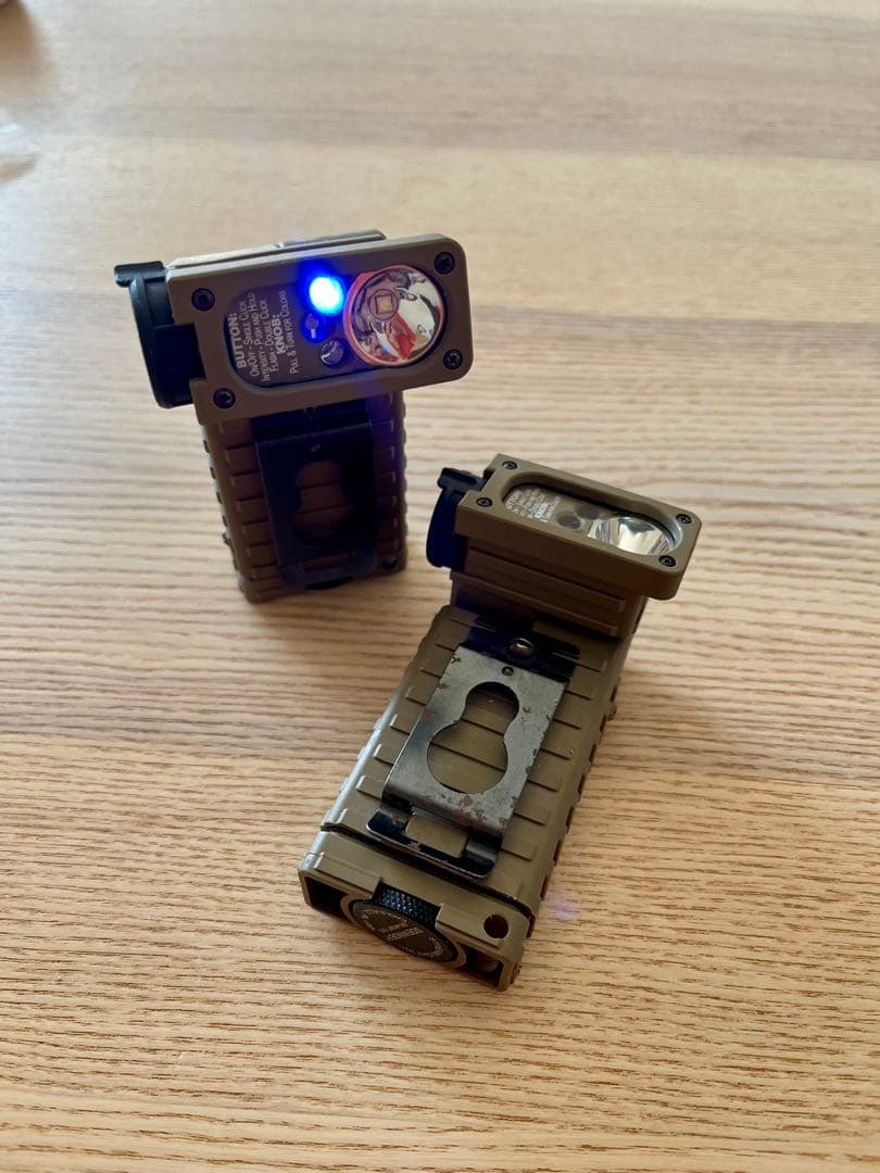米軍放出 新型STREAMLIGHT LED 懐中電灯 ミリタリー 2台セット