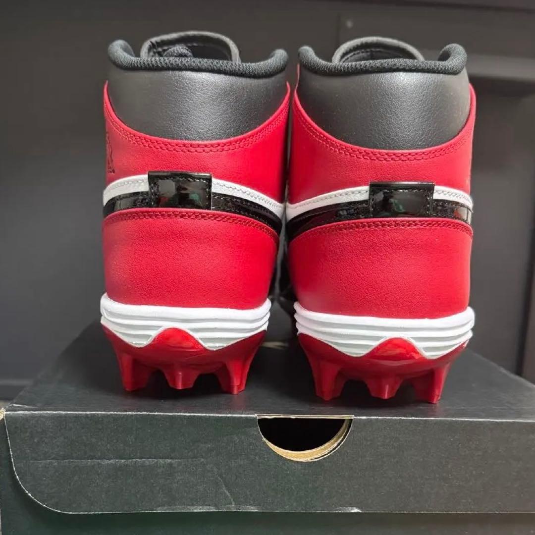 NIKE jordan mid アメフト 赤 フットボール スパイク ジョーダン