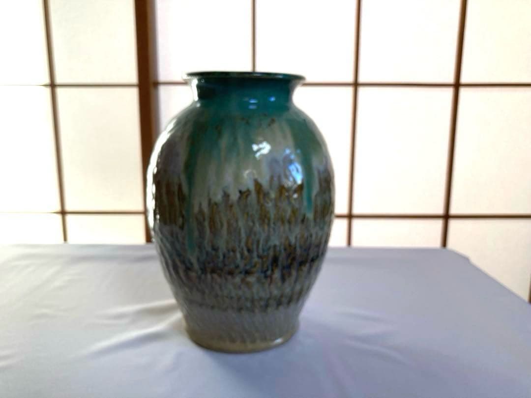 【まとめ売り4点】美品　花瓶　砥部焼　益子焼　茶道　陶器