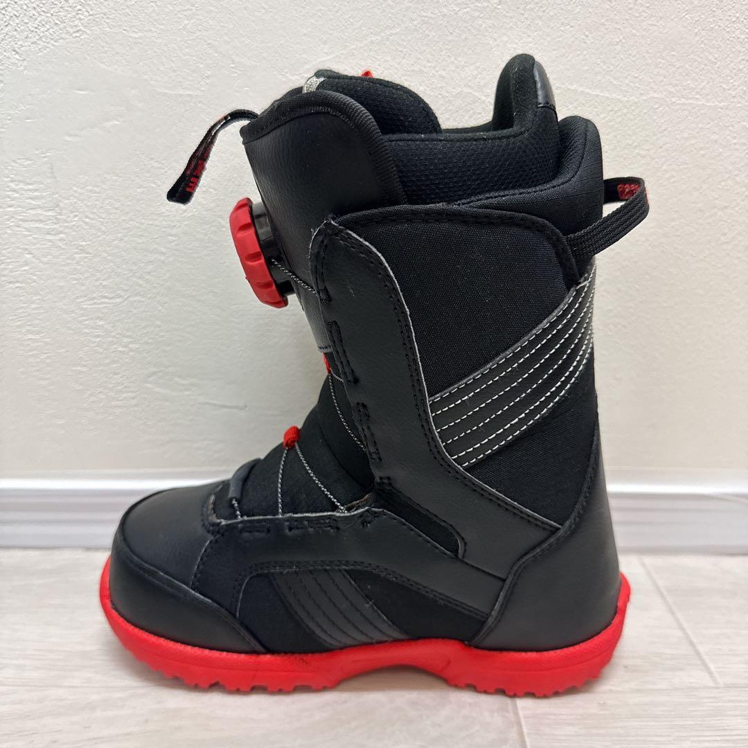 【バートン】スノーボードブーツ 子供用　22センチ　Zipline BOA 黒