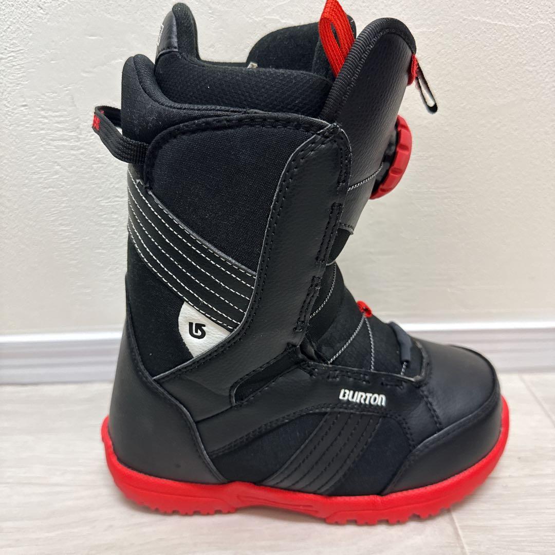 【バートン】スノーボードブーツ 子供用　22センチ　Zipline BOA 黒